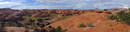 Panoramablick ueber das Mystery Valley, Arizona , USA
