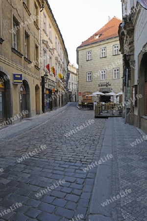 typische Gasse ,  Altstaedter Ring, Prag, Tschechien, Europa