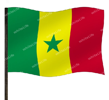 Fahne Senegal