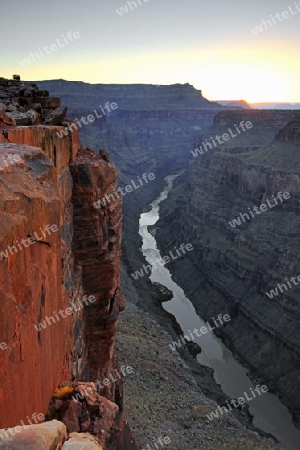 Sonnenaufgang Grand Canyon North Rim, Nordrand, Toroweap Point, Arizona, USA