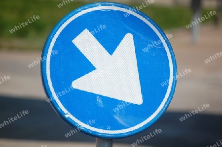 Verkehrszeichen Pfeil rechts