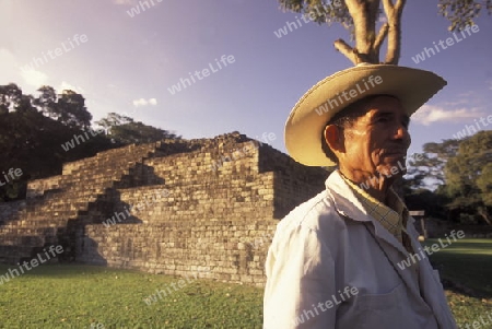 The Ruins of Copan in Honduras in Central America,