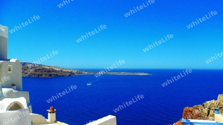 Traumhafter Ausblick von Santorini