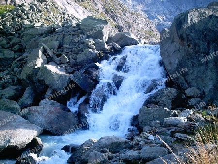 Wasserfall Gletscherwasser