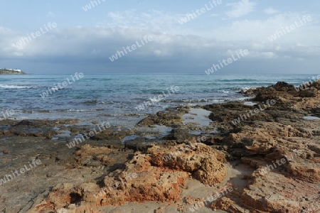 Kreta, Felsenküste bei Stalis