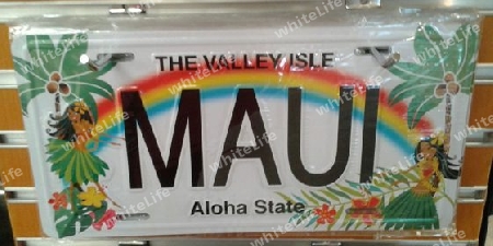 Maui Nummernschild