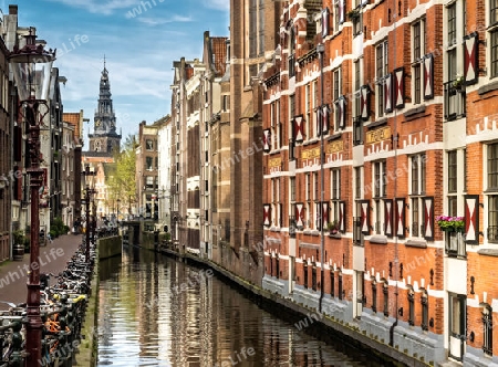 Amsterdam - Oudezijds Kolk  mit Zuiderkerk