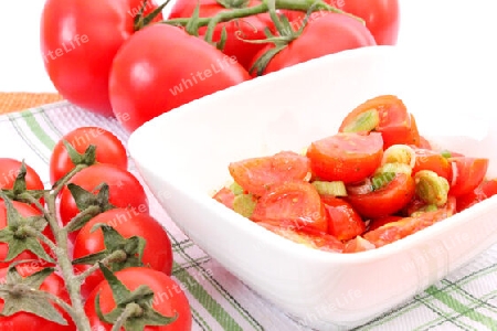 frischer tomatensalat