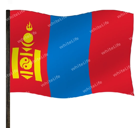 Fahne Mongolei
