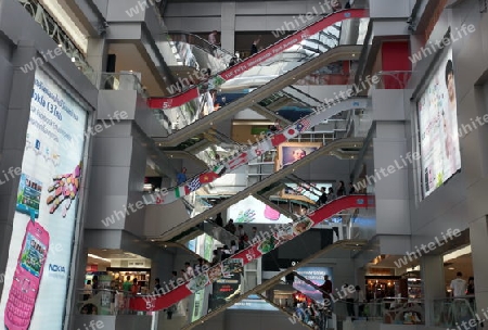 Das Shopping Center MBK beim Siam Square im Zentrum von Bangkok der Hauptstadt von Thailand in Suedostasien.  