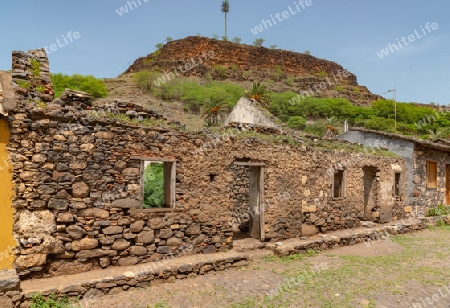 Altes zerfallenes Haus auf den Kapverden