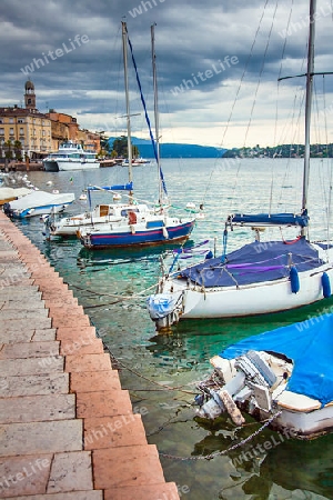 Porto Nuovo in Limone Lake Garda Italy