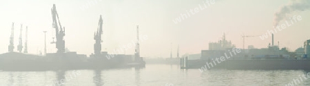 Panorama Hamburg am Morgen