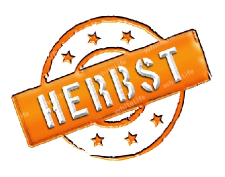 Sign and stamp for your presentation, for websites and many more named HERBST