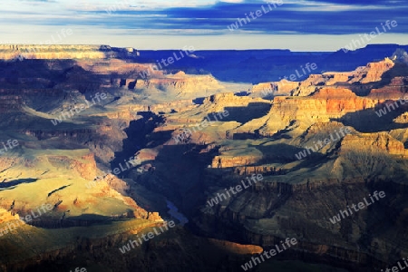 Sonnenaufgang Lipan Point, Colorado River, Grand Canyon South Rim, Sued Rand, Arizona, Suedwesten, USA