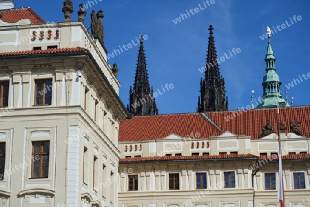 Burg Fragment in Prag
