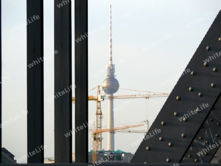Berlin Blick auf den Fernsehturm