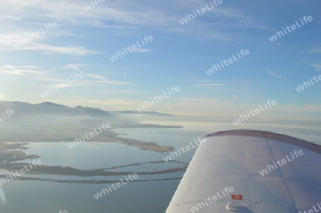 Bodensee vom Flugzeug aus