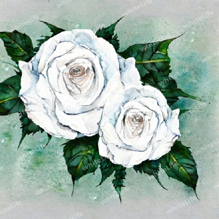 weiße rosen