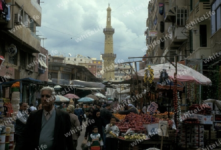 the old town of the city of cairo in Egypt in North Africa. 