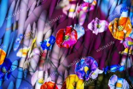 Colorful Ceramic Flowers