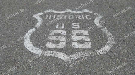 Route 66 Stra?enmarkierung