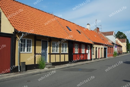Altstadt in Rönne, Bornholm