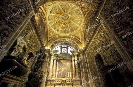 The church of St Philip in the Town of Zebbug on Malta in Europe