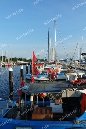 Fischereihafen und Marina in Travemünde
