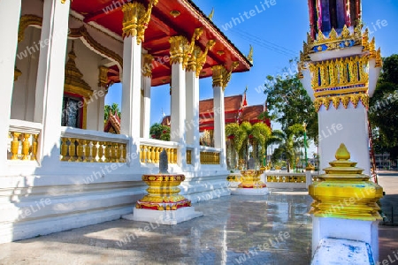 Buddhist temple complex in Pattaya Thailand
