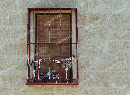 Fensterdekoration in Spanien