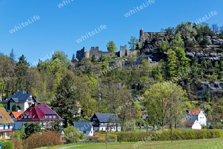Berg Oybin mit Burg- und Klosterruine