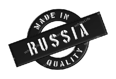 Made in Russia - Quality seal for your website, web, presentation