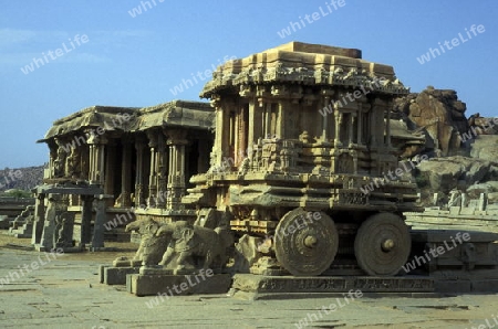 The Ruins of Hampi in the province of Karnataka in India.