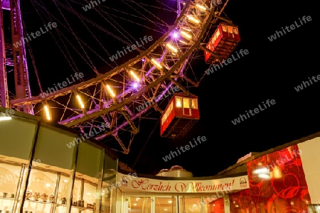 Das Riesenrad im Prater,The Ferris wheel in the Prater