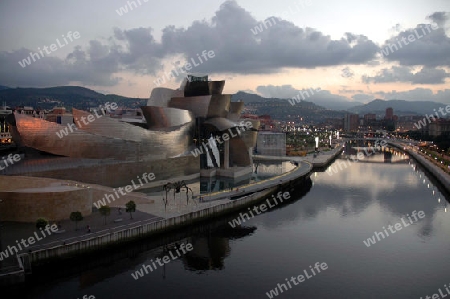 Bilbao - Guggenheim am Abend