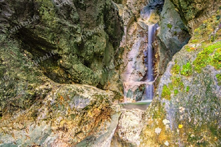 Heckenbach Wasserfall am Kochelsee, Bayern