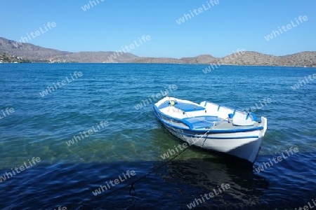Boot in der Mirabello Bucht,  Kreta
