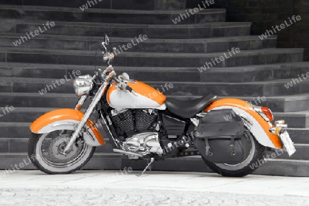 Motorrad - orange