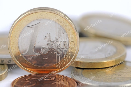 Ein Euro Muenze, Muenzgeld