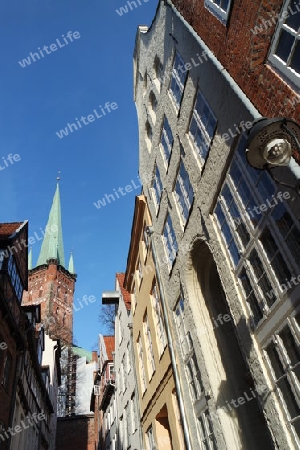 Gasse in Lübecker Altstadt