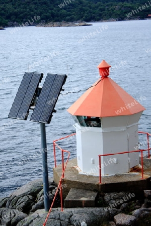Solar betriebener Leuchtturm