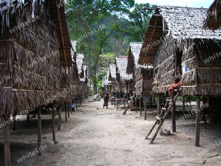 Dorf der Moken-Seenomaden von Surin