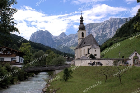 Kirche in den Bayerischen Alpen