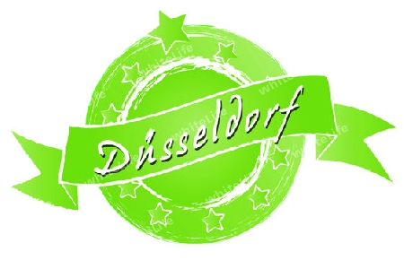 D?SSELDORF - Banner, Logo, Symbol im Royal Grunge Style fuer Praesentationen, Flyer, Prospekte, Internet,...